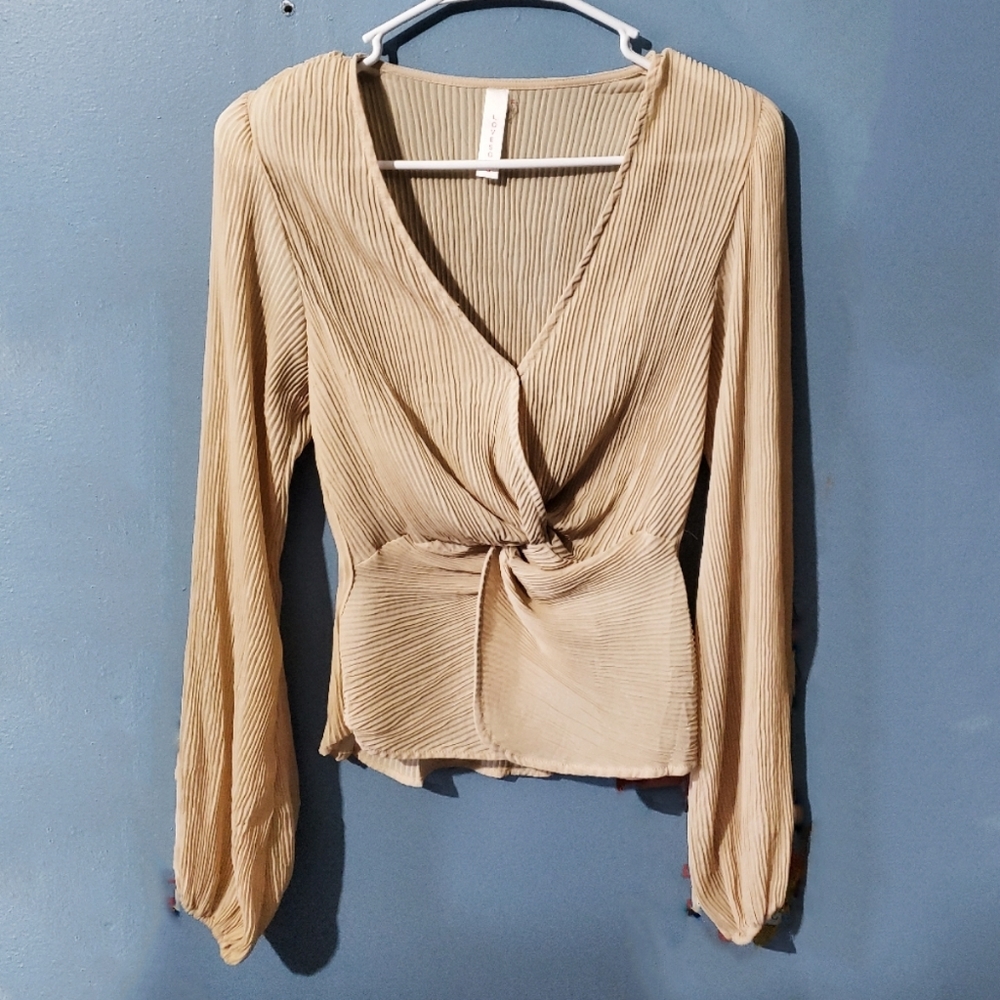 Beige blouse